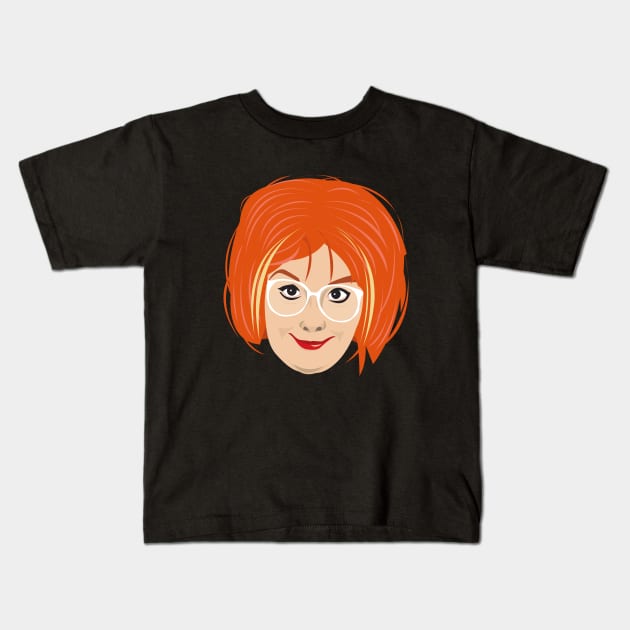 Linda La Hughes Kids T-Shirt by Greg12580